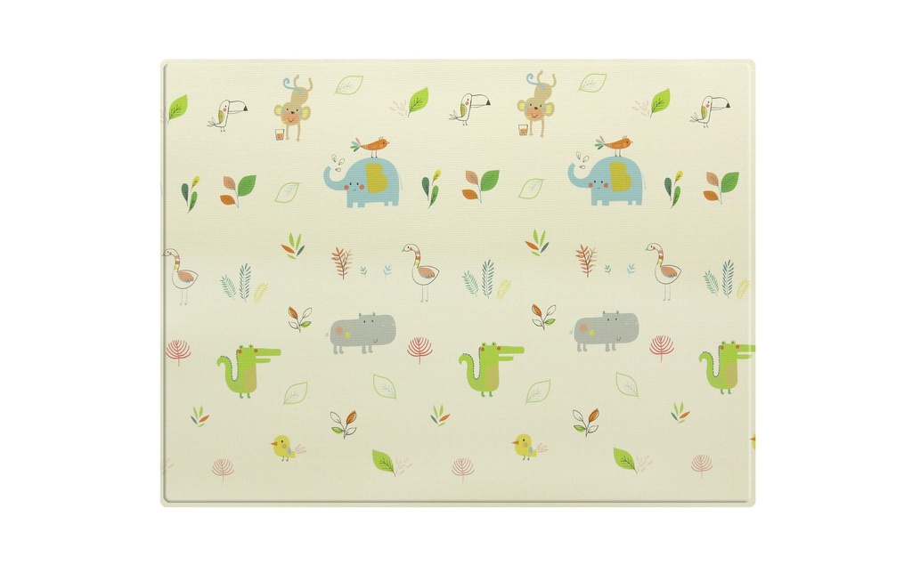 BABY CARE Tapis de jeu Jungle Friends 185 x 125 cm
