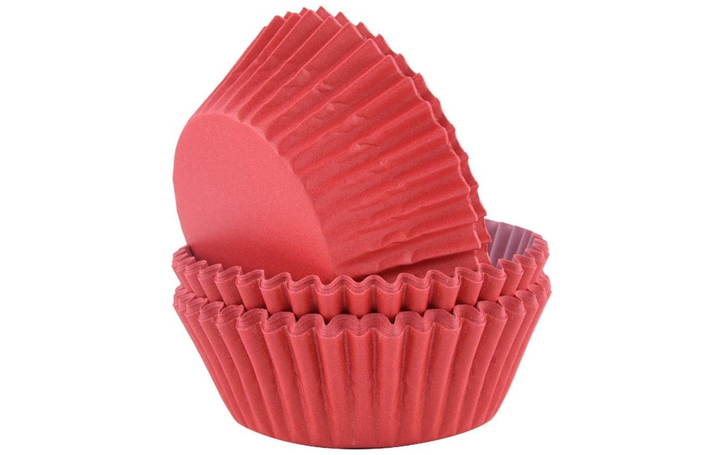 PME Moule à cupcakes Rouge, 60 Pièce/s