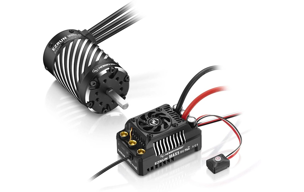 Hobbywing Kits d’entraînement sans brosse Ezrun MAX5 HV Plus G2 Combo 2400kV