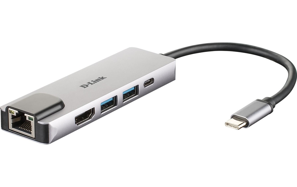 D-Link Station d'accueil DUB-M520 Connecteur de chargement HDMI/RJ45/USB3.0/USB-C