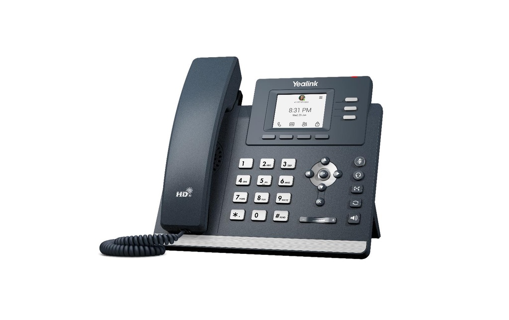 Yealink Téléphone de bureau MP52 E2 Microsoft Teams Noir