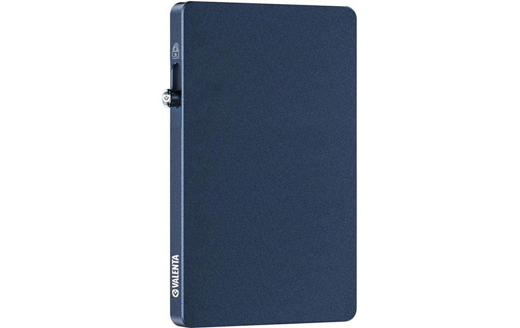 Valenta CardCase Aluminium MagSafe, Bleu