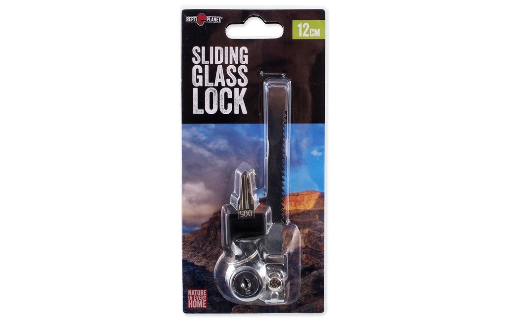 Repti Planet Serrure coulissante en verre 12 cm