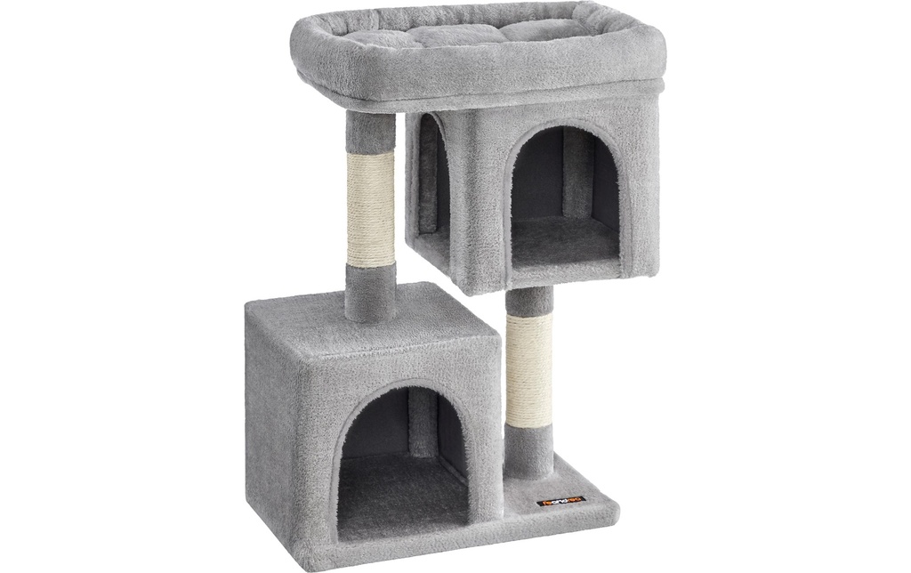 Feandrea Arbre à chat Grande plate-forme 74 cm, gris clair