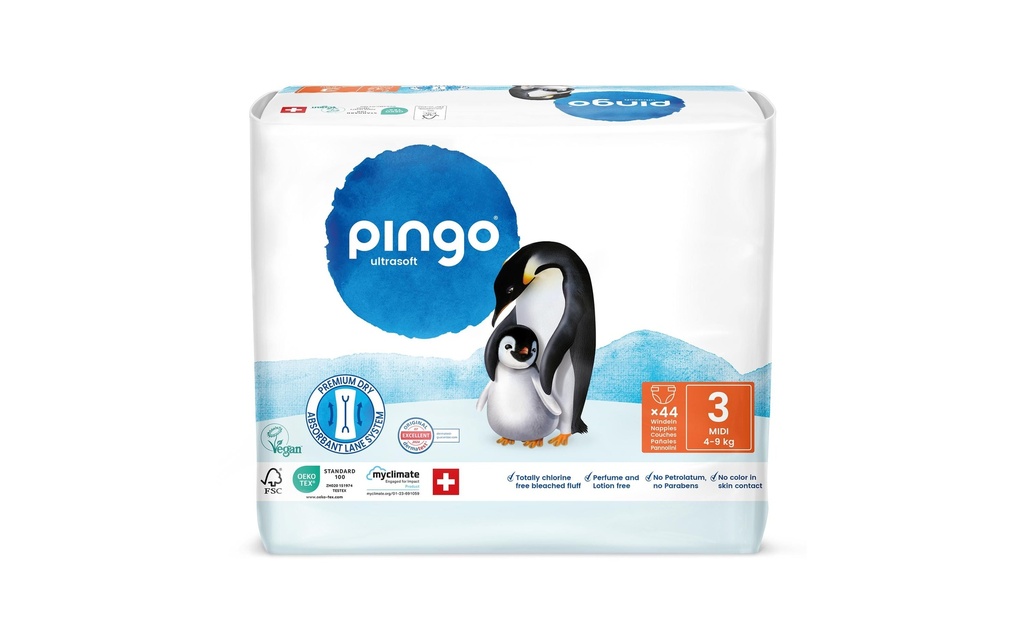 Pingo Couches écologiques Taille 3,  Midi