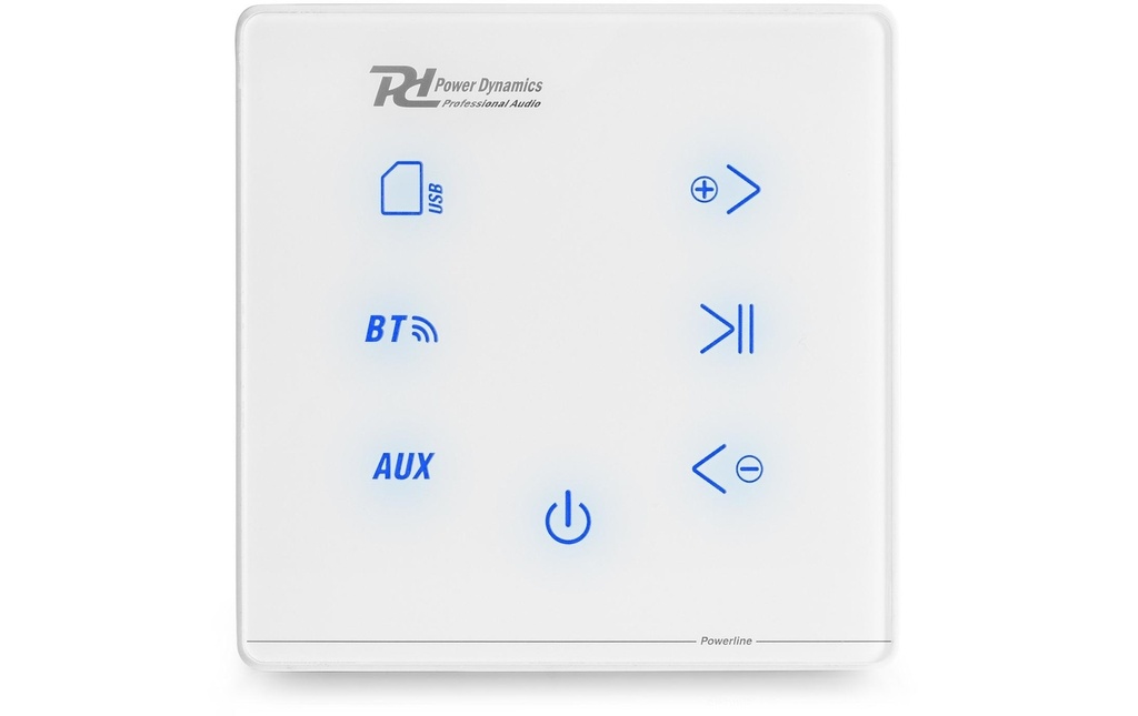 Power Dynamics Amplificateur pro Powerline A50W 2x 20W, blanc
