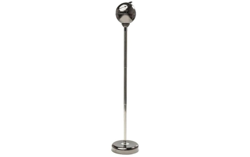 Kare Cendrier sur pied Spheric Gunmetal Argenté
