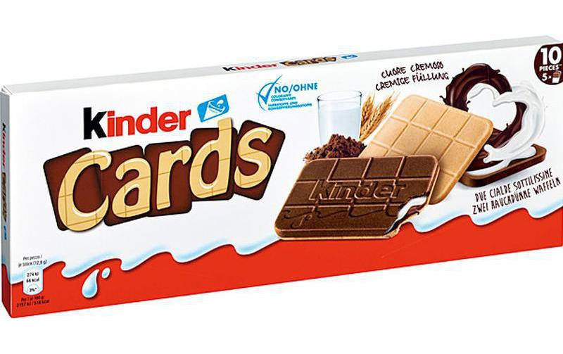 Ferrero Kinder CARDS Gaufrettes au chocolat 128 g