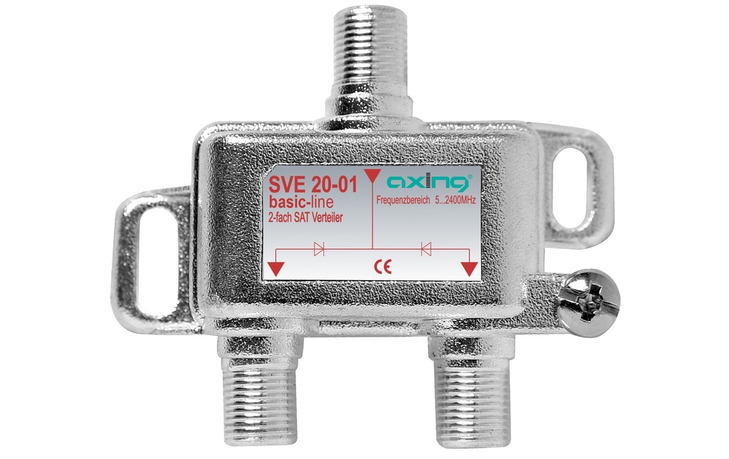 Axing Distributeur SAT double SVE 20-01 52400 MHz, DC