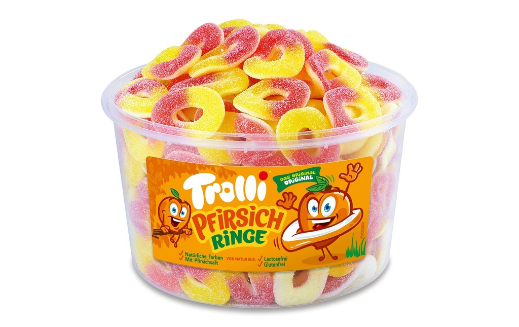 Trolli Bonbons gommeux Anneaux de pêche 1,2 kg