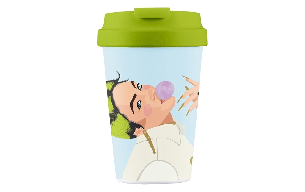 BioLoco Gobelet de plein air Easy Cup-Ocean eyes 350 ml