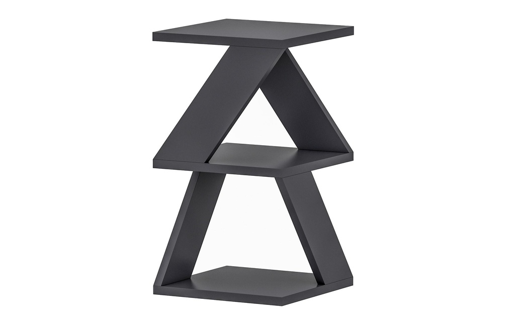 Woody Fashion Table d'appoint Albeni 30 x 50 x 30 cm, Anthracite