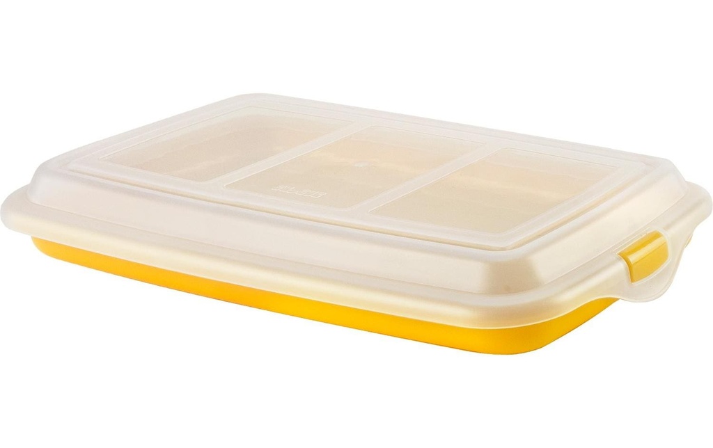 Ibili Récipients pour charcuterie Tranches 24.8 x 14.4 cm, jaune