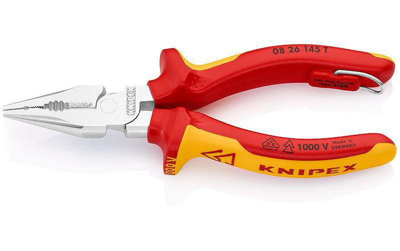 Knipex Pince universelle pointue 145 mm avec oeillet, 1000 V