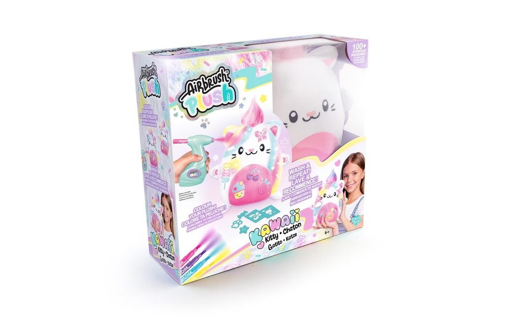 Canal Toys Airbrush Plush Kawaii Kitty 32 cm