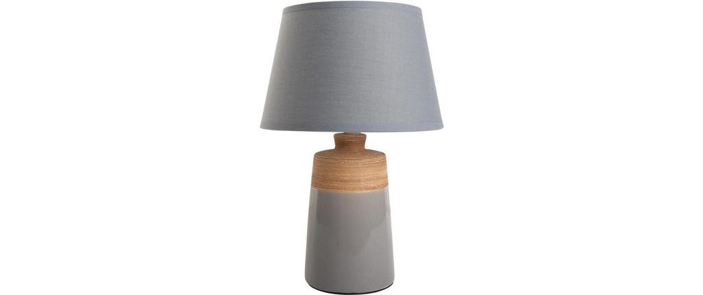 Näve Lampe de bureau «Talia» h: 31 cm Gris