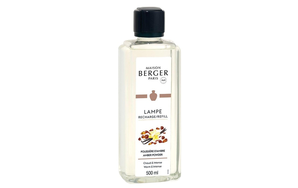Maison Berger Recharge pour diffuseur de parfum Poussière d'Ambre 500 ml