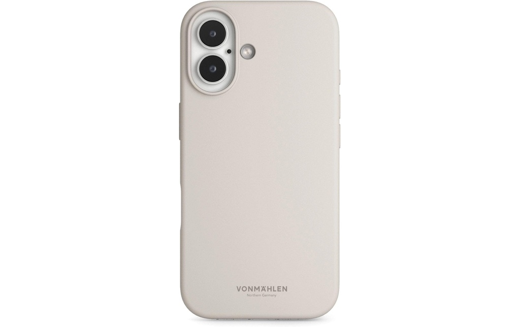 Vonmählen Coque arrière Soft Silicone iPhone 16 Cream