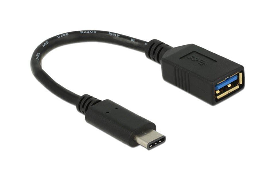 Delock Câble adaptateur USB 3.1  USB-A - USB-C 0.15 m