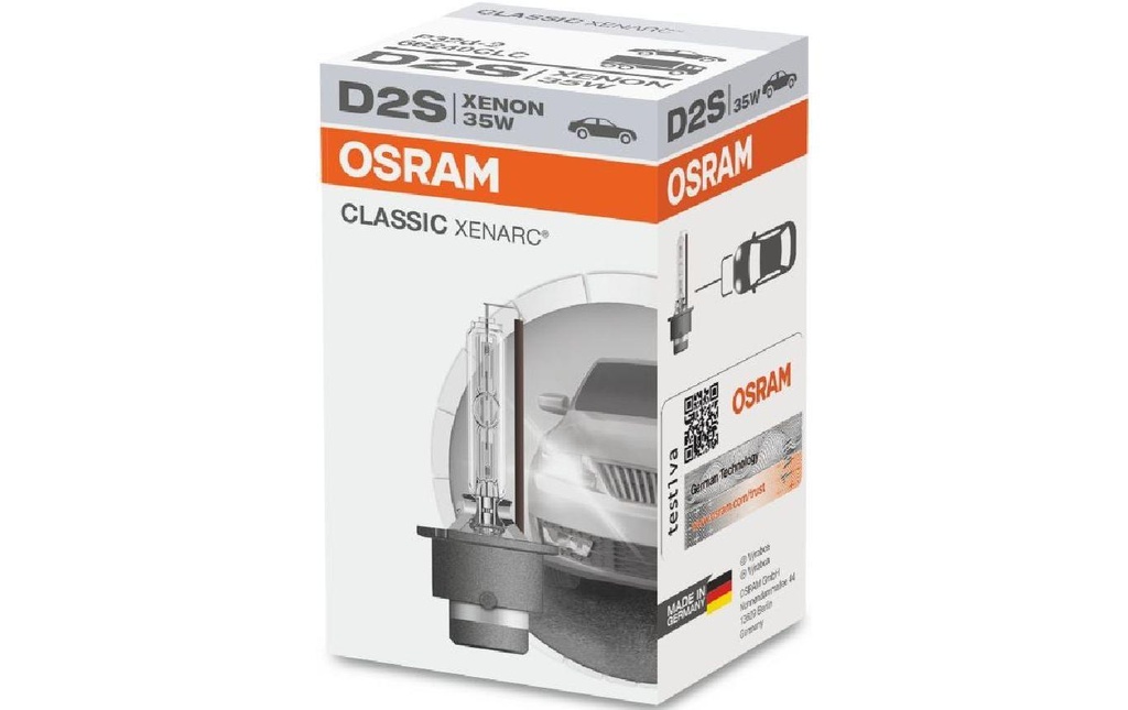 OSRAM XENARC Classic D2S 35W P32d-2 4000K Voiture de tourisme
