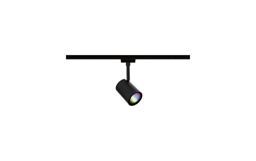 Paulmann URail LED Spot sur rail Luxe GU10, RGBW+, noir
