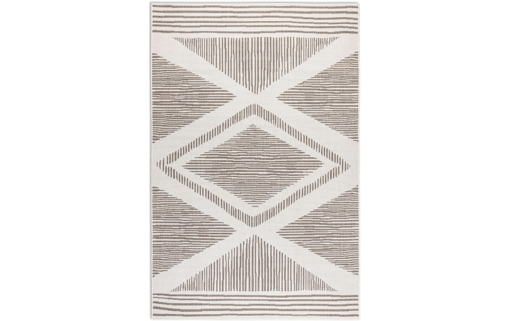 Elle Decoration Tapis Rhombe 80 x 150 cm, lin