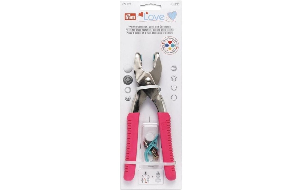 Prym  Love Pince vario Set d'outils inclus, rose