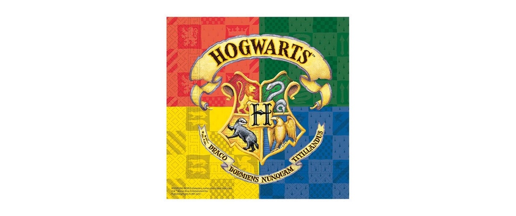 Amscan Serviettes en papier Harry Potter 20 pièces