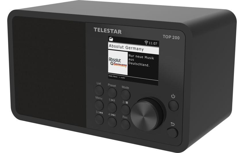 Telestar Radio Internet TOP 200 Noir