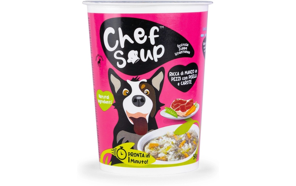 Chef Soup Bœuf, petit pois, carotte 50 g