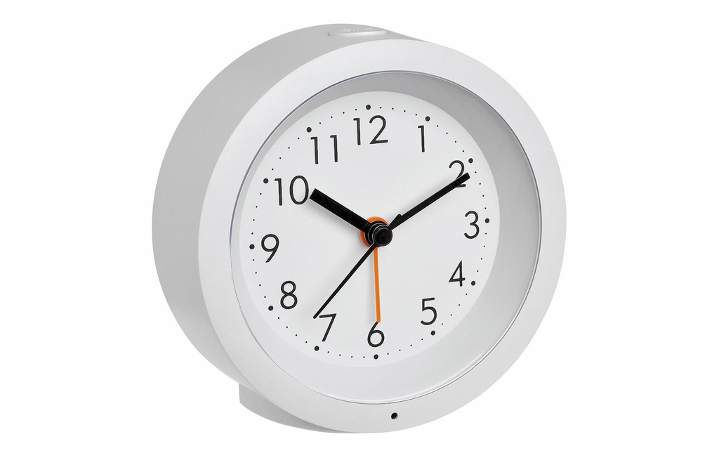 TFA Dostmann Réveil classique Blanc