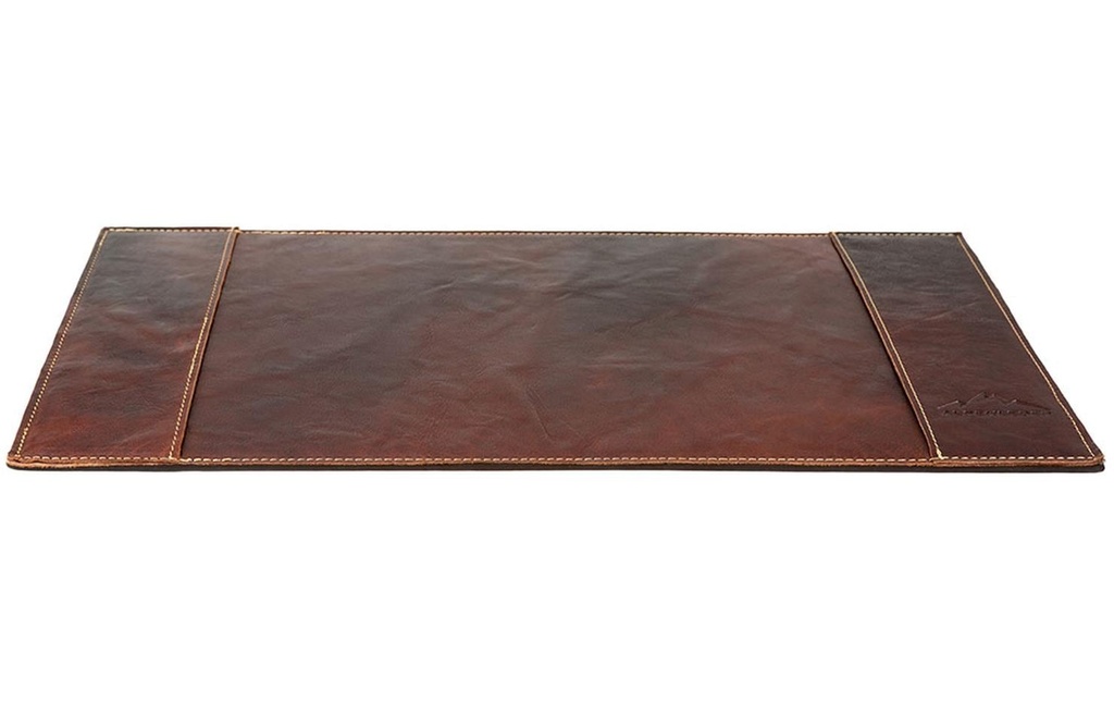 Alpenleder Sous-main Piémont 51.5 x 29 cm, Brandy