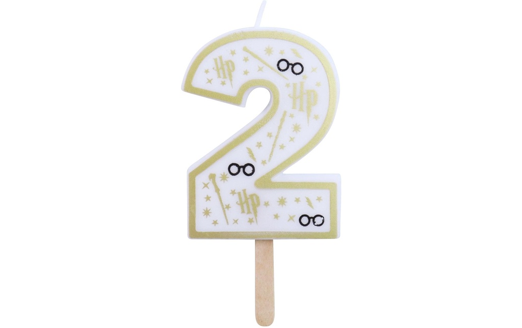 PME Bougie en forme de chiffre Harry Potter N° 2