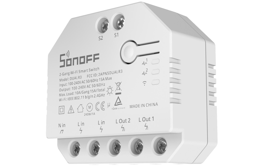 SONOFF Actionneur de volet WiFi DUALR3 2 fois