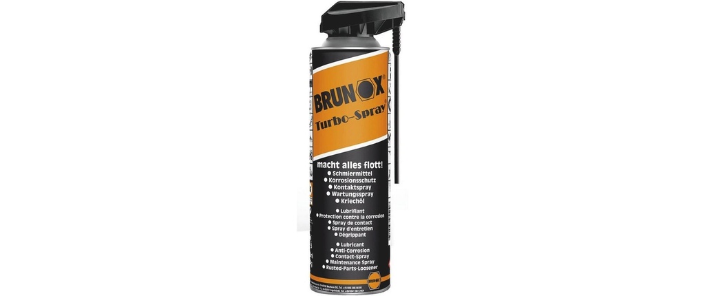 Brunox Huile multifonctions Turbo Spray Power-Click 500 ml