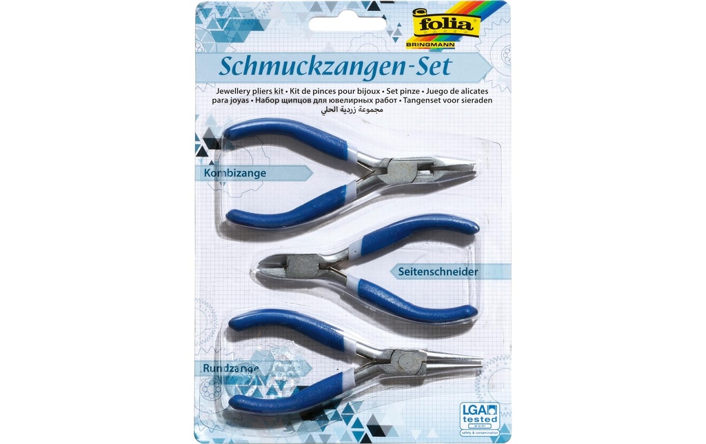 FOLIA Set de pinces à bijoux 3pcs (3 pces)