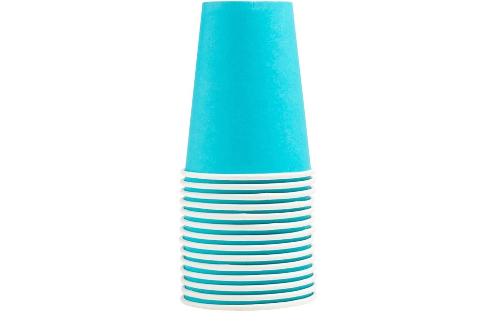 PRO nappe Gobelets jetables 2 dl, 15 Pièce/s, Turquoise