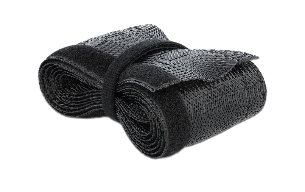Delock Gaine de câble 5mx32mm fermeture à scratch Noir