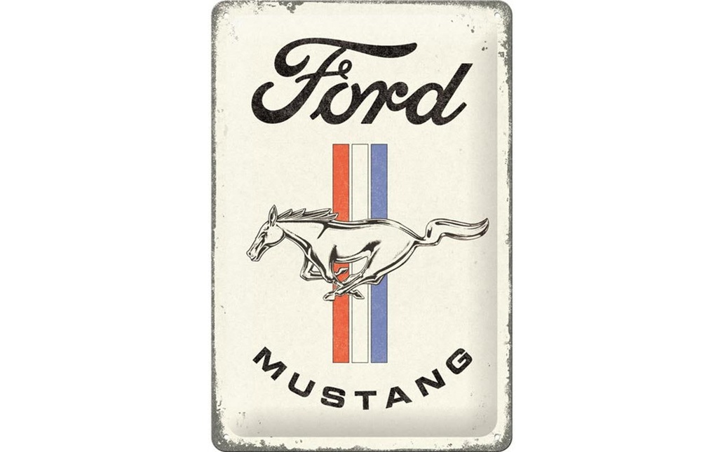 Nostalgic Art Plaque Ford Mustang 20 x 30 cm, métal