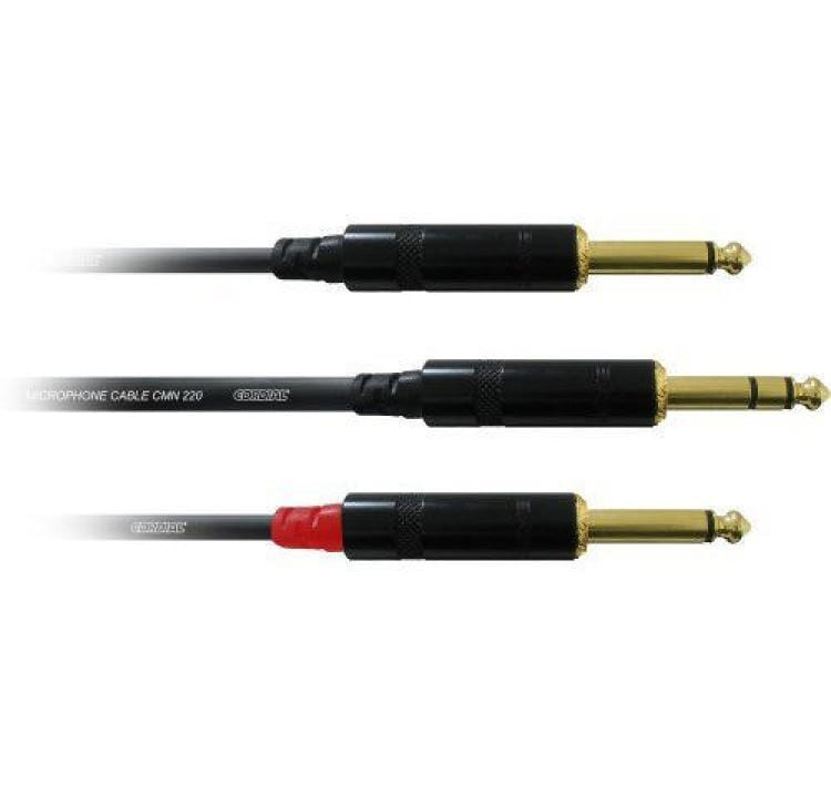Cordial Câble audio CFY 3 VPP jack 6.3 mm - jack 6.3 mm 3 m