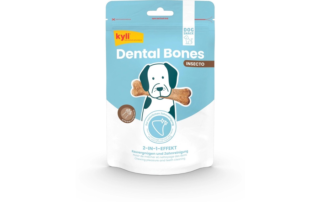 kyli Produit à mâcher  Os dentaire Insecto S, 120 g