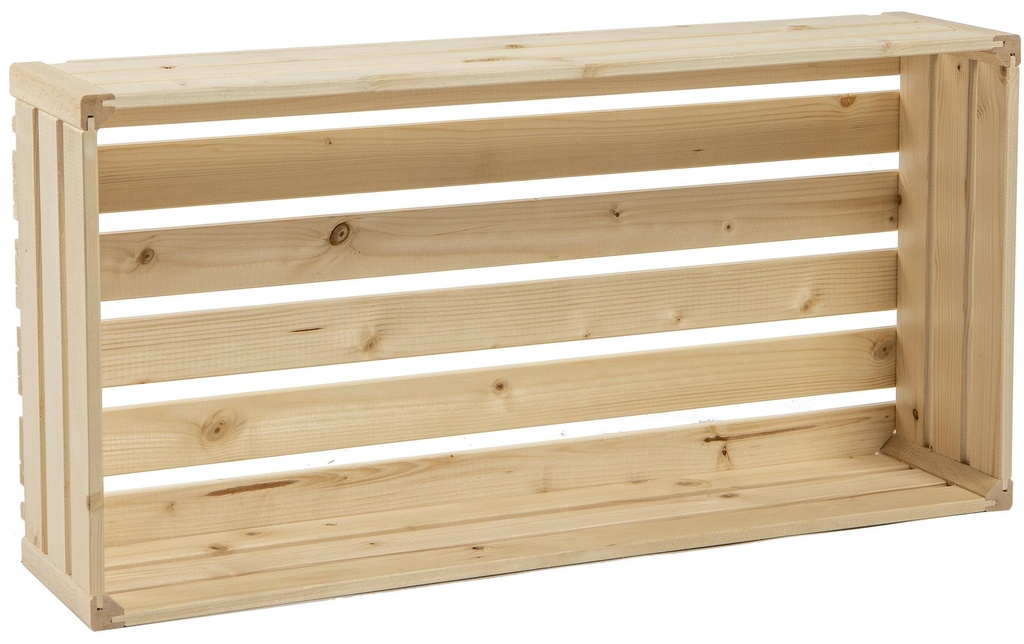 Holz Zollhaus Caisse au bois L 70 x 35 cm Bois suisse