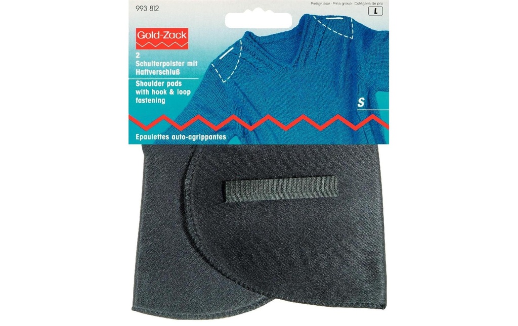 Prym Épaulettes Croissant de lune, Taille S, 125 x 100 x 12 mm,