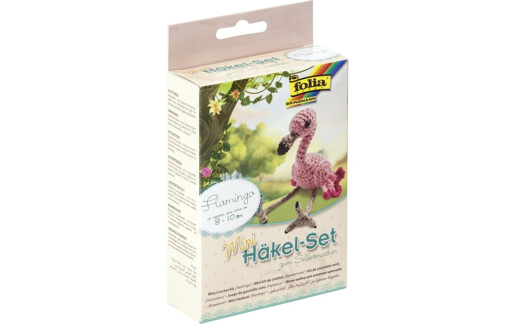 Folia Kit de crochet Mini flamant