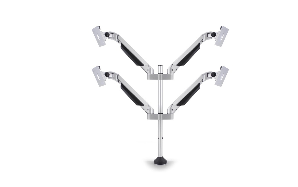 Multibrackets Supports de table Gas Lift Arm Quad jusqu'à 10 kg