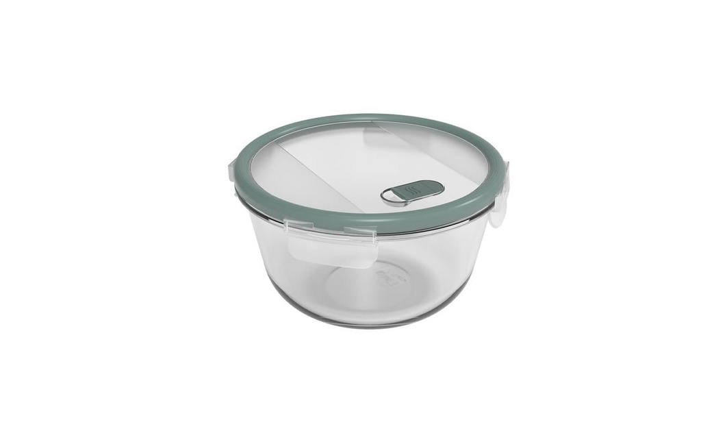 Rotho Boîte en verre avec couvercle NALA 2 l, Transparent