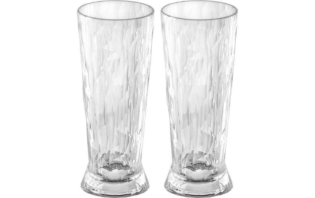 Koziol Verre à bière Superglas Club No. 10, 300 ml, 2 Pièce/s,