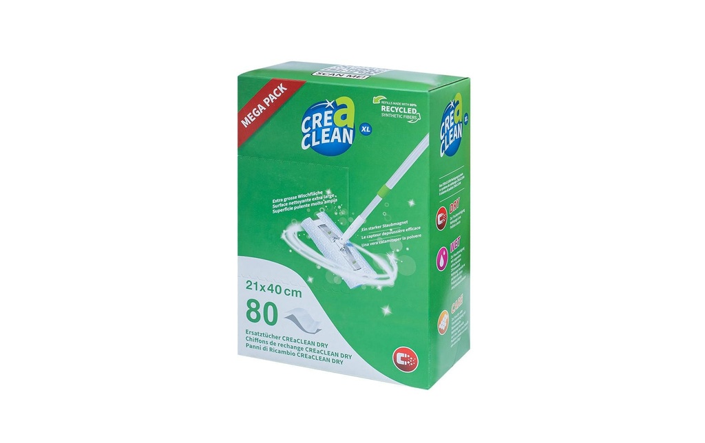 CreaClean Toile de rechange Dry XL 80 Pièce/s
