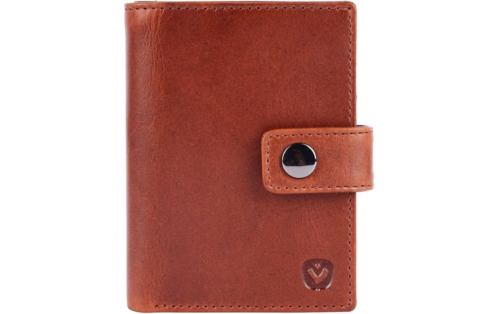 Valenta CardWallet Leather MagSafe Luxe Cognac