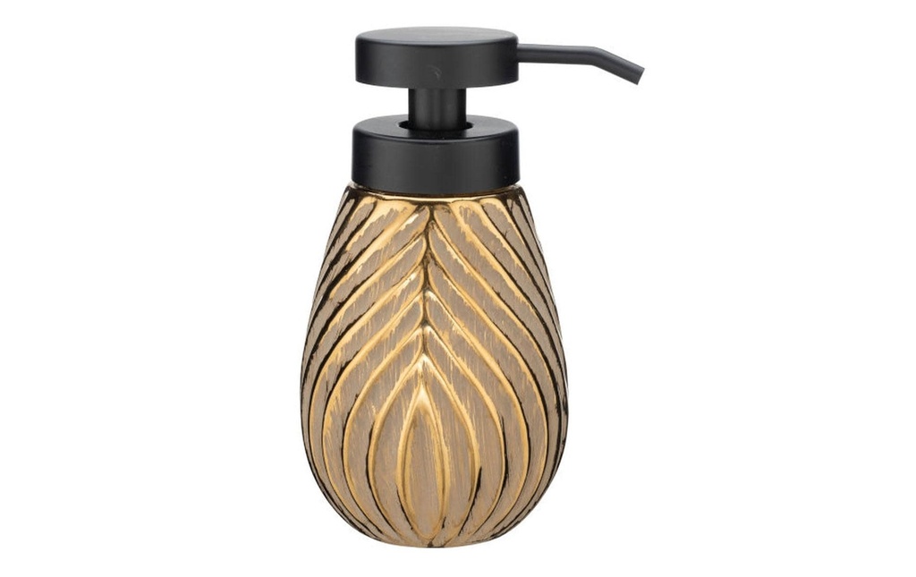 Wenko Distributeur de savon Idro 330 ml, Doré